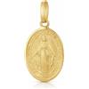 Gioielleria Lucchese Oro Ciondolo Madonna Miracolosa Oro Giallo GL102382