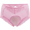 AIEOE Crossdresser Biancheria Intima In Pizzo Nascondere Gaff Panty Slip Modellare Slip In Pizzo Mutande Elastico Slip per Crossdressing Transgender, Rosa e rosso., L
