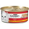 Gourmet Red Mousse per Gatto da 195gr Gusto Anatra e Pollo