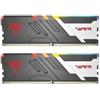 PATRIOT Ram Patriot Viper Venom DDR5 6000Mhz (2x16) 32GB RGB Grigio XMP EXPO CL30 - PVVR532G600C30K