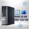 Dell PC DESKTOP DELL 9020 SFF INTEL I7 RAM 16GB SSD512GB WIN 11 PRO RICONDIZIONATO