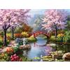DAERLE 5D Diamond Painting Kit Completo, Pittura Diamante 5D Fai da Te, Giardino del Paradiso Diamond Painting, paesaggi Pittura Diamante, Craft Arts per Decorazione della Parete di Casa 40x30cm
