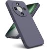 Oududianzi - Cover per Honor Magic 8 Lite 5G, Custodia Silicone Liquido, Interno in Microfibra Morbida, Protezione Antiurto Resistente - Grigio Scuro