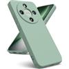 Oududianzi - Cover per Honor Magic 8 Lite 5G Silicone, Matcha