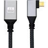 chenyang CY, cavo di prolunga da micro HDMI a HDMI, da micro HDMI 1.4 maschio a HDMI femmina, 4K, angolato a sinistra di 90 gradi