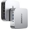 ACEMAGICIAN K1 Mini PC, AMD Ryzen 4300U Windows 11 Pro Mini PC (fino a 3,70 GHz), 16 GB DDR4 1 TB M.2 SSD Mini Computer con RJ45 | 4K Triple Display | WiFi 5 per casa/ufficio/scuola