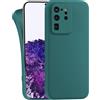 MyGadget Cover per Samsung Galaxy S20 Ultra - Custodia Protettiva in Silicone Morbido - Case TPU Flessibile - Ultra Protezione Antiurto & Antiscivolo Verde Oliva