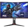 Aoc Monitor Led 31.5" Aoc C32G2ZE Full HD 1920x1080p 1ms classe F Rosso/Nero