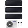 Samsung Modello "WINDFREE AVANT BLACK" 2025 AR70F09 AR70F012 AR70F12 AJ068TXJ3KG Climatizzatore Trial Split Parete BTU 9+12+12
