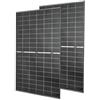VEVOR Pannelli Solari Bifacciali 2 pezzi da 400 W, Modulo Fotovoltaico Monocristallino Tipo N da 16 BB Pannello Solare Impermeabile IP65 con Uscita MC4 Telaio in Alluminio per Auto, Barca, Camper