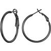 Prosteel Orecchini Cerchio Argento Donna Oro Placcato 14K Ipoallergenico 20/30/50/60/70/80/90/100mm Vintage Y2K Minimalismo Impermeabile