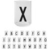 Design Letters Vetro/tavolo usura 10205000X bere bicchiere di vetro con lettere (A-Z) X, borosilicato