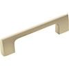 Amerock | Tirante per armadietti | Champagne dorato | 96 mm (96 mm) da centro a centro | Riva | Confezione da 1 | Maniglia per cassetti | Ferramenta per armadi