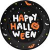 Folat 23870 Piatti con 'Happy Halloween' - Halloween BoOo! - 23 cm - 8 pezzi - Decorazioni Di Halloween Con Zucche, Teschi, Pipistrelli, Fantasmi, Ragni