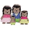 Li'l Woodzeez - I Porcospini McBristly - Figurine giocattolo - Famiglia dell'istrice - Figurine di piccoli animali - Giocattolo da collezione - 3 anni +