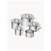 ZWILLING Batteria di pentole in acciaio inossidabile TrueFlow, set da 5 - Argento