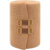 Generico Benda Bielastica Compressiva elevata estensibilità (m 7x10 cm) per uso Flebologico medicale, con Fermagli - Professionale