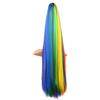 MapofBeauty 70cm/ 28 Pollice Lungo Lisci Coda di cavallo Donna Coda di cavallo (Arcobaleno Colors)