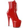 Pleaser USA Pleaser Adore-1020 Red Pat/Red 37