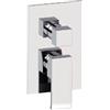 PAFFONI Parte Esterna Miscelatore Level Monocomando Doccia con Deviatore a 2 Uscite Cromo - Cod. Articolo: LESBOX018CR