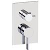 PAFFONI Parte Esterna Miscelatore Rock Monocomando Doccia con Deviatore a 2 Uscite Cromo - Cod. Articolo: ROBOX018CR