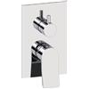 PAFFONI Parte Esterna Miscelatore Tilt Monocomando Doccia con Deviatore Rotativo a 3 Uscite Cromo - Cod. Articolo: TIBOX019CR