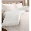 Elegant Comfort Pesante Reversibile Piumino Alternativo Micro-Suede, Microsuede Flannel, Pearl Cream, Queen