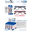 INDUSTRIE OTTICHE ITALIANE Srl Twin 9 Blu Rosso Diottrie +2,00 ProntiXTe 2 Paia