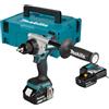 Makita Trapano avvitatore 18V BL 141Nm DDF492RTJ + 2 batterie 5.0AH + caricabatterie + valigetta Makpac