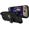 Hzycwgone Custodia per MSI Claw 8 AI+(2025), Impugnatura in TPU Coperchio Protettivo per Console Gaming, Custodia Posteriore Morbida con Supporto A2VM (Nero)