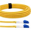 Elfcam Cavo Fibra Ottica LC/UPC per LC/UPC OS2 Monomodale Duplex 9/125um LSZH,1M