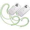 TBOC 2X Cordino Catenella Laccio Strap Porta Cover [Verde Chiaro] Telefono Cellulare da Collo - Tracolla Catenina Cordini da Phone Cellulari Telefoni Accessori Universale Laccetti Donna Uomo