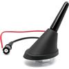 Adapter Universe RAKU - Adattatore universale antenna corta: 3 cm, antenna per tetto auto e base antenna 2, prese con amplificatore a 16 V, contabile con Peugeot, antenna auto, autoradio