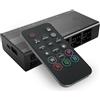 Mars Gaming MF-HUB, Hub di Controllo Ventole PWM, Controller di Velocità fino a 10x Ventole e Illuminazione ARGB fino a 10x Dispositivi, Telecomando, Compatibilità Totale ARGB, Nero