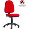 CKS Poltrona operativa Sofia alta Cpm rossa rivestimento e imbottitura Ignifughi braccioli opzionali SFIAC0000B411 - D10393
