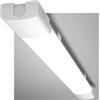 Modlicht Plafoniera LED Lineare da Soffitto 60CM 18W, Lampada Rettangolare 1980 Lumen Impermeabile IP65 per Parete, Garage, Negozio, Ufficio - Tubo LED - Luce 5000K Bianco Freddo, Bianco
