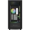SHARKOON CASE REBEL C60 RGB BLACK ATX 2x U3, 1x Type-C,TRRS, 2x Tempered Glass, 4x 120 ARGB PWM, ARG - REBEL C60 BLACK RGB