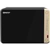 QNAP TS-664 NAS Tower Intel® Celeron® N5095 8 GB DDR4 0 TB QNAP QTS Nero, Bronzo - TS-664-8G