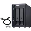 QNAP TR-002 contenitore di unità di archiviazione Box esterno HDD/SSD Nero 2.5/3.5" - TR-002