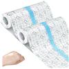 Sangcca 2PCS Benda Trasparente Impermeabile, 15cm x 2m Tattoo Aftercare Waterproof Bandage Roll Benda Trasparente Impermeabile, Nastro Adesivo Elastico per Protezione del Tatuaggio, Protezione Delle Ferite