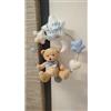 BabyChic Fuorti Porta Nascita Azzurro Con nome Personalizzato