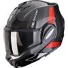 Scorpion casco modulare Exo-Tech Evo Carbon Cad - Nero Rosso