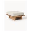 Westwing Collection Pouf da giardino in legno di teak Eiko