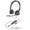POLY Cuffie Poly Blackwire BW 3325 -M a padiglione 3.5mm con microfono Nero [UHPOYBNP0000005]