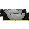 Kingston Ram DIMM DDR4 16GB Kingston Fury Renegade 3200MHz CL16 1.35V Argento/Nero [KF432C16RB2K2/16]