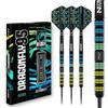RED DRAGON Darts - Dragonfly 95 24g - 95% Tungsteno Professionale Punta in Acciaio Set di Freccette con voli e aste per Freccette
