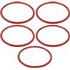 eMagTech 5Pcs O-Ring Cinghia Trapano Trapano Pressa Ricambio Compatto Cinghia per Mini Trapano Da Banco 76x68x4mm Gomma Poliuretanica Vulcanizzata Rosso