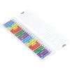UPALDHOU Scala della Chitarra Rigno Scorrevole Scala della Chitarra per Grafico Slide Guitar Slide Regola con 5 Vibranti Posizioni di Colore per le Scale Modali di Tono Intero Pentatoniche Praticano