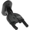 GEWA Supporto da parete per chitarra GEWA WallGrip - Supporto da parete per chitarra acustica, chitarra elettrica, basso - Imbottitura in silicone antiscivolo - Regolabile in modo flessibile - nero GH-80B