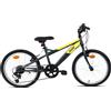 SUN&SPORT Bicicletta 20" con 6 marce gialla - perfetta per ogni terreno